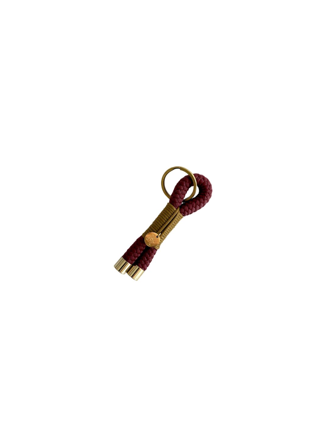 Schlüsselanhänger Bordeaux.karamell - 10mm - Gold